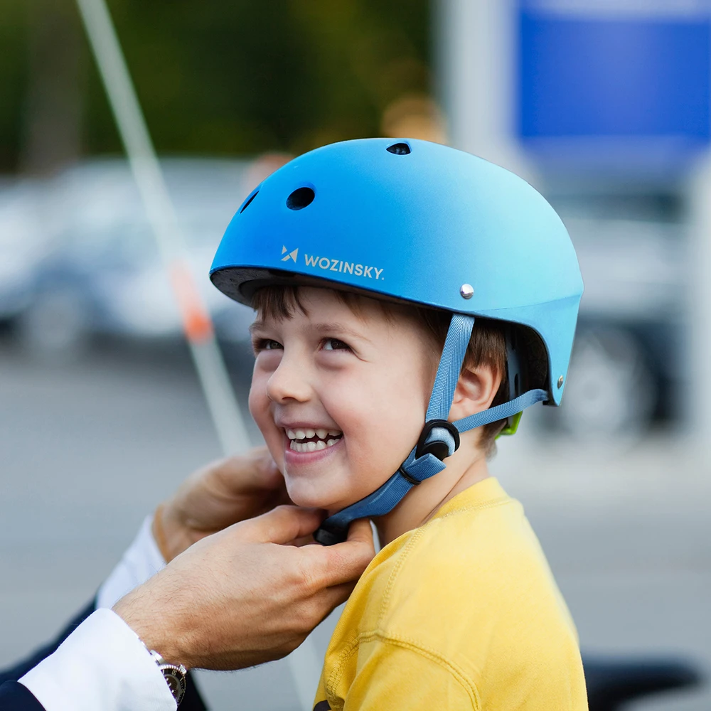 Wozinsky M BMX/Scooter Helmet - Mėlyna Gradient