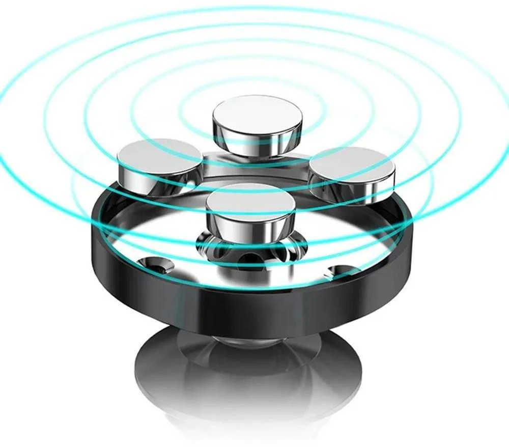 Wozinsky magnetinis telefono laikiklis oro grotelėms juodos spalvos (WMH-04)