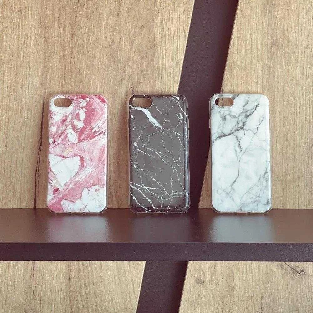 Wozinsky Marble TPU dėklas skirtas Samsung Galaxy A72 4G, baltas