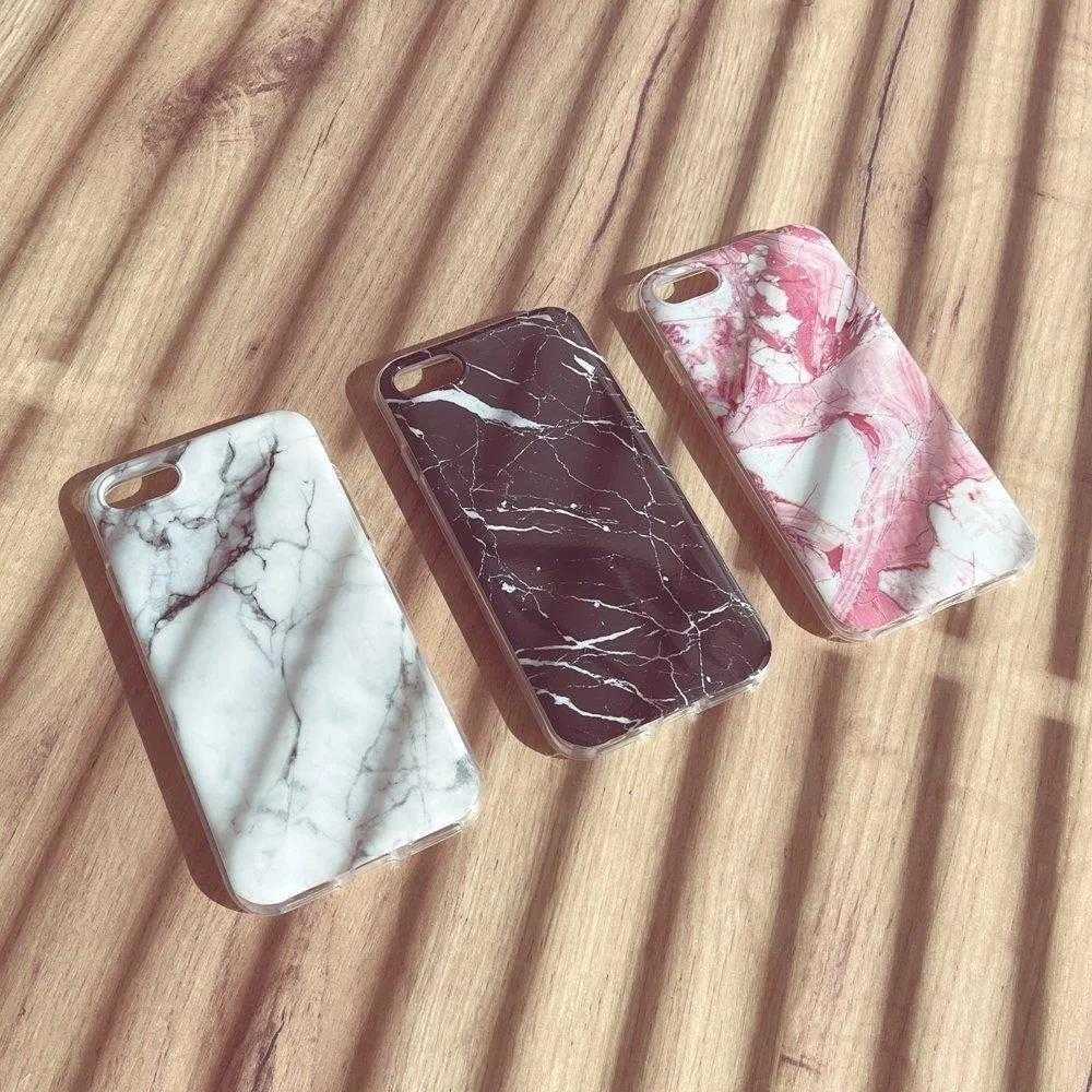 Wozinsky Marble TPU dėklas skirtas Xiaomi Poco M3 / Xiaomi Redmi 9T, rožinis