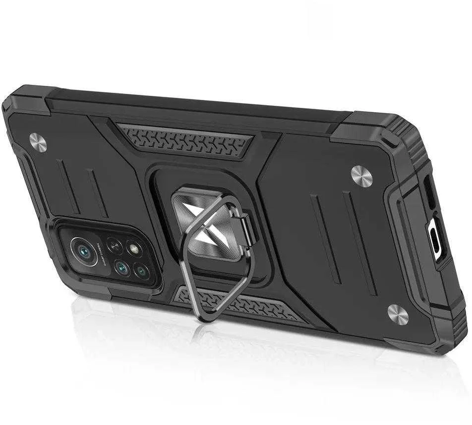 Wozinsky Ring Armor dėklas skirtas Samsung Galaxy A72 4G, mėlynas