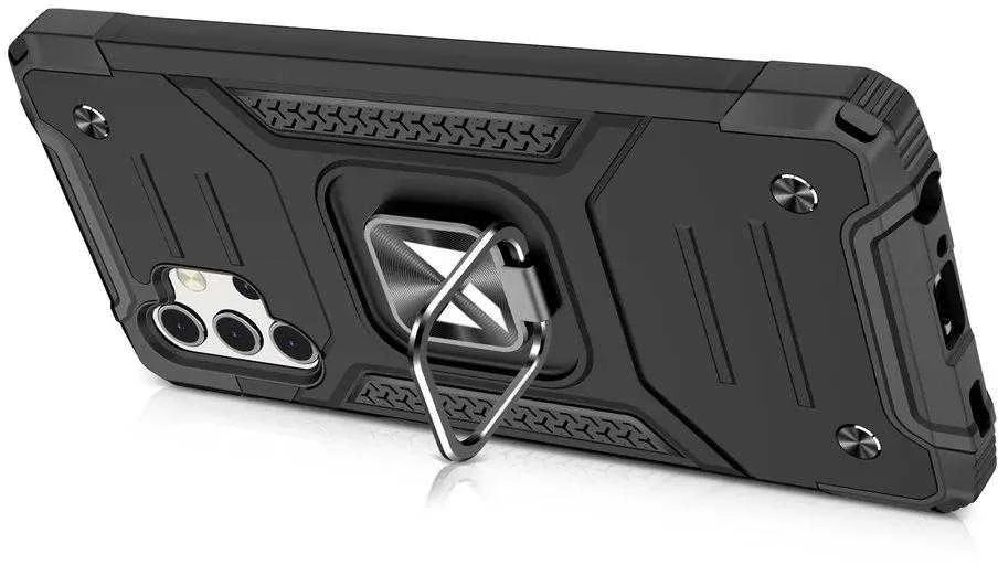 Wozinsky Ring Armor dėklas skirtas Samsung Galaxy A32 5G, juodas