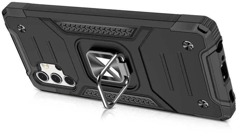Wozinsky Ring Armor dėklas skirtas Samsung Galaxy A13 5G, juodas