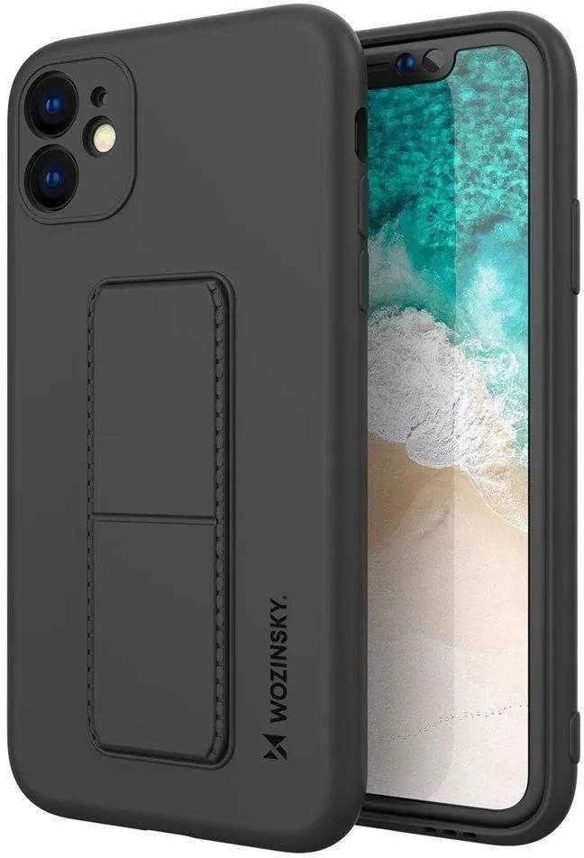 Wozinsky Kickstand dėklas skirtas Samsung Galaxy A11 / M11, juodas