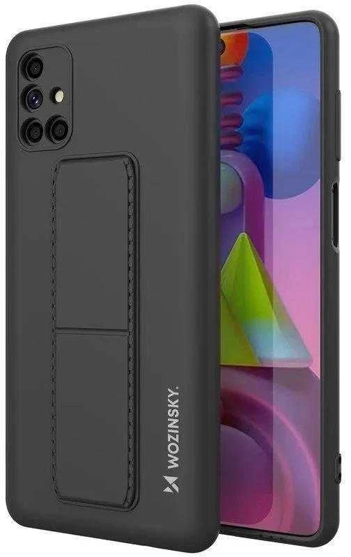 Wozinsky Kickstand dėklas skirtas Samsung Galaxy M51, juodas