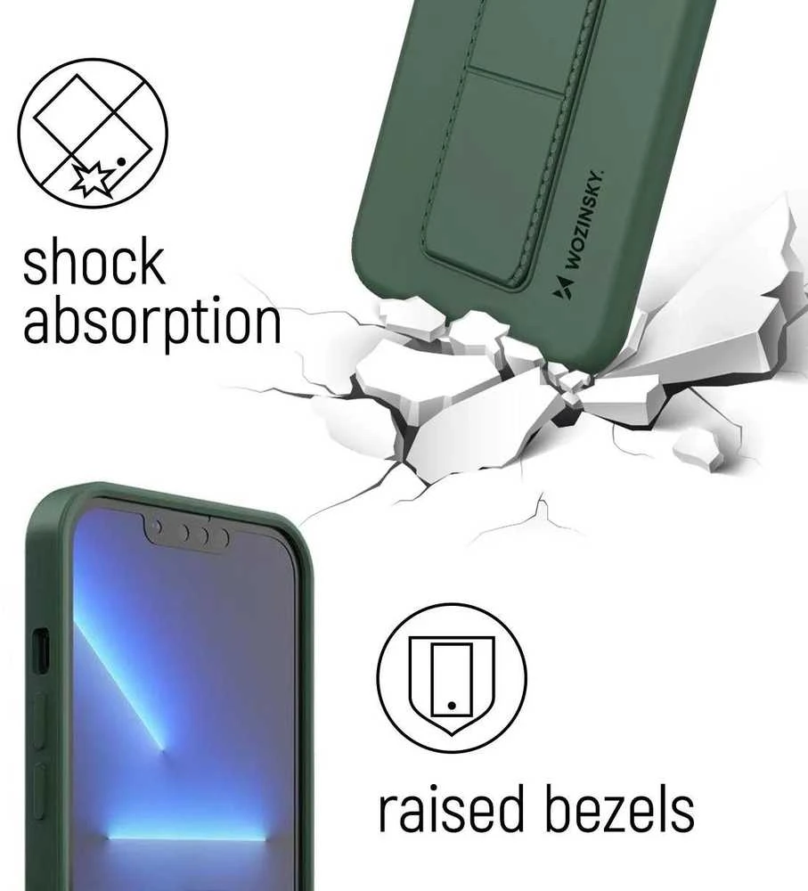 Wozinsky Kickstand dėklas skirtas Xiaomi Redmi 10X 4G / Xiaomi Redmi Note 9, mėlynas