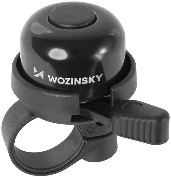 Wozinsky WDR-S2 Dviračio skambutis aliumininiams mechaniniams dviračiams - Juodas