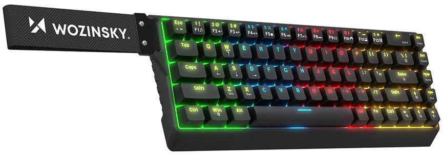 Wozinsky WKGP-1165 Mechaninė klaviatūra žaidimams with RGB pašvietimas - Juodas