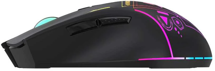 Wozinsky WMGB-3200 Optinė belaidė pelė žaidimams with Built-in Rechargeable Baterija 3200 DPI with RGB Lighting - Juodas