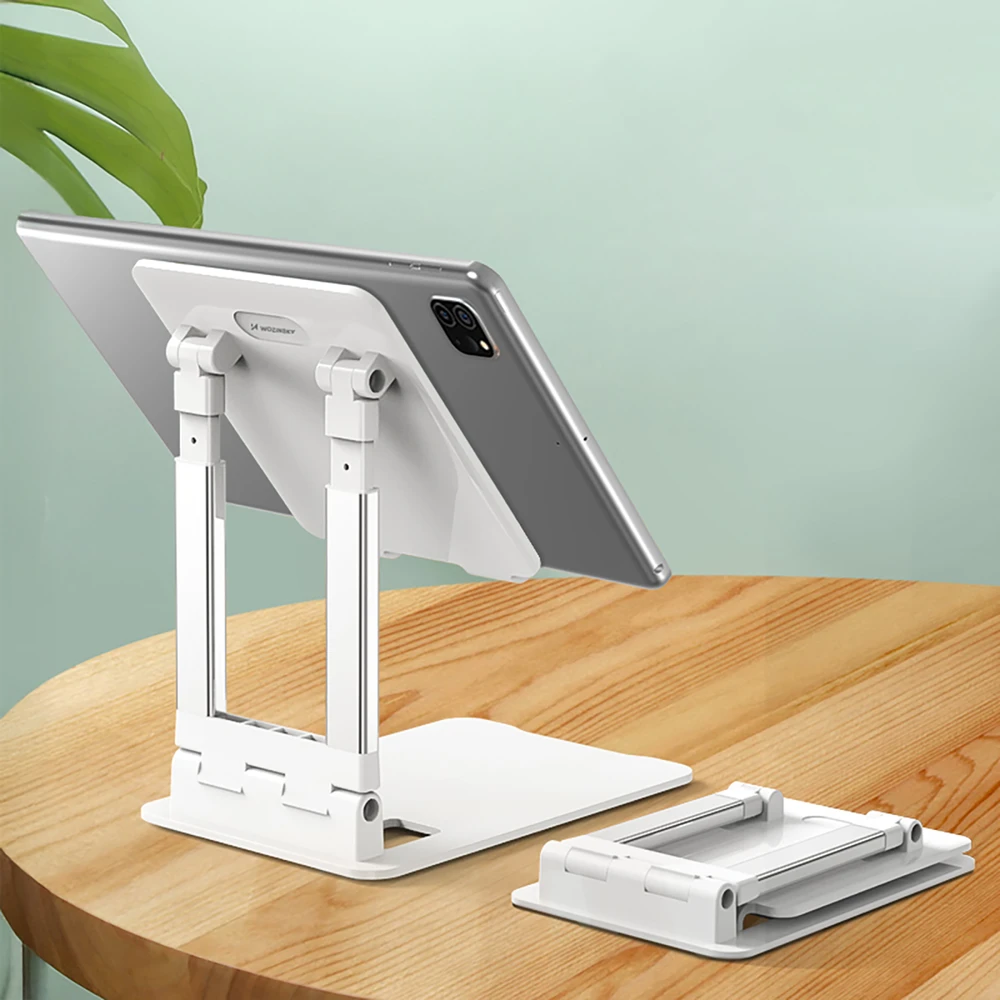 Wozinsky WPT-K28 Desk Stand for Phone Planšetė Išmanusis telefonas Holder Foldable - Baltas