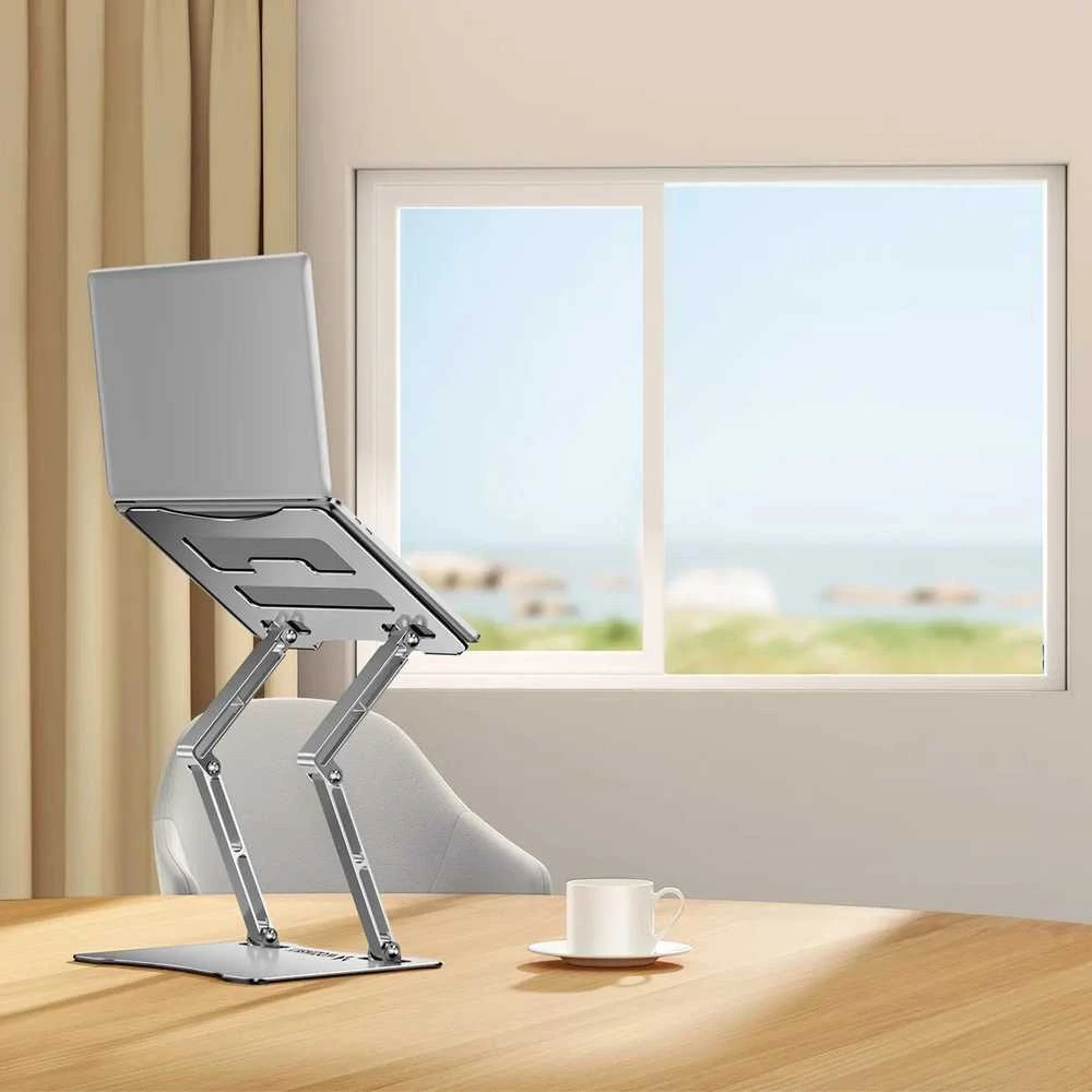 Wozinsky WRS-CPY75DSS aluminum nešiojamo kompiuterio stovas – sidabro spalvos