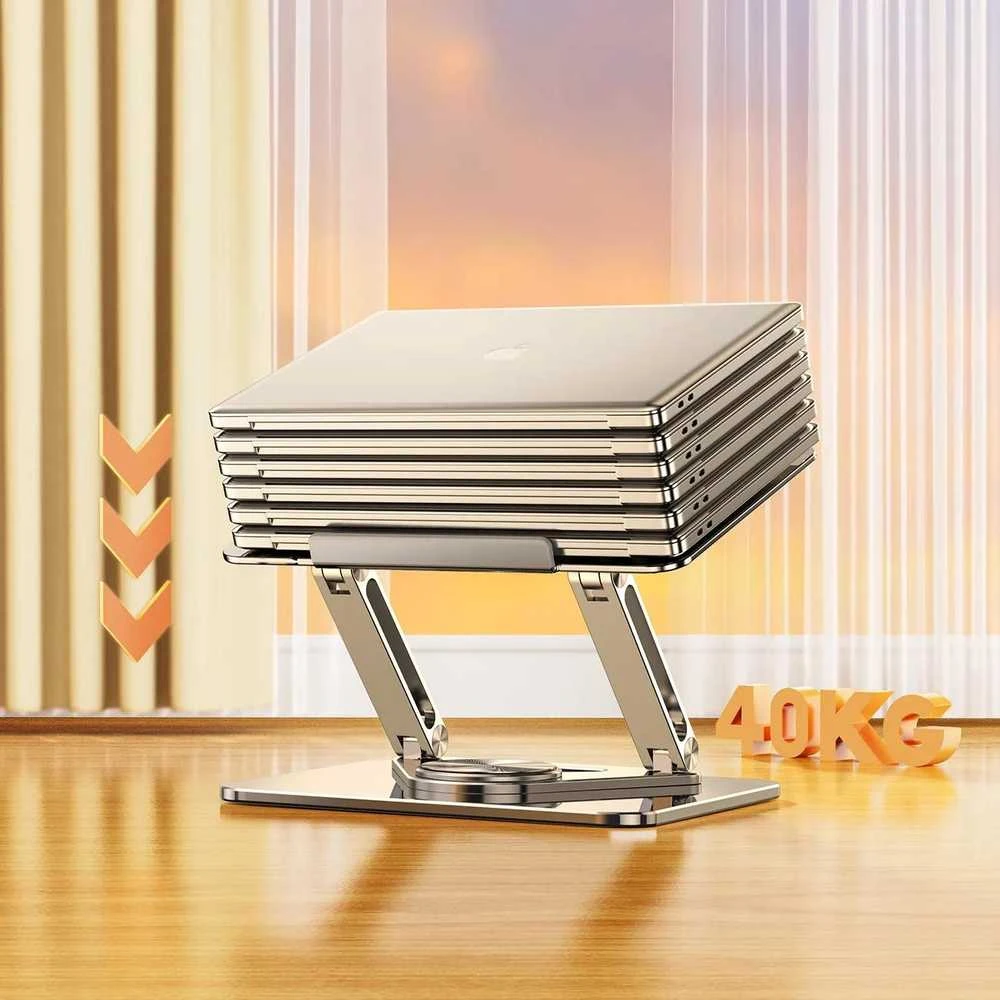 Wozinsky WRS-CPY84SS Aluminum nešiojamo kompiuterio stovas – sidabro spalvos