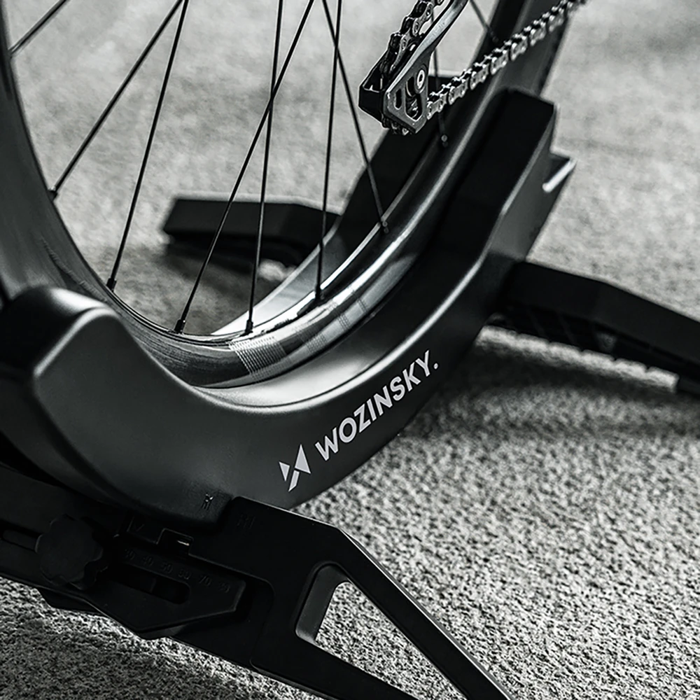 Wozinsky WSR-02 dviračių stovas, stabilus, dviračio ratams - juodas