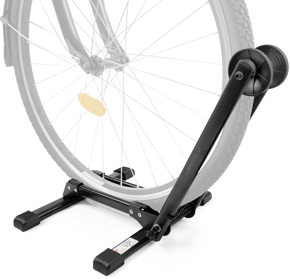 Wozinsky WSR-03 Folding Bike Stand for 20-29 Inch Bikes with Wheel Support - Juodas