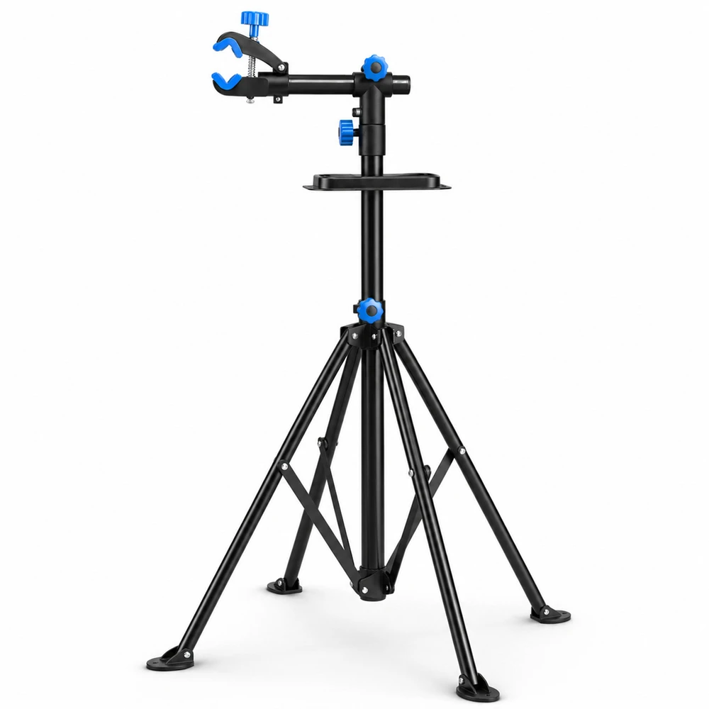 Wozinsky WSS-180 grindų aptarnavimo stovas su rankenėlėmis 30 kg dviračiams - juodas