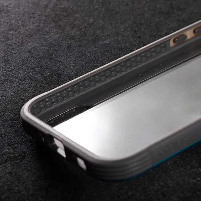 X-Doria Raptic Shield – aliuminis dėklas, skirtas Apple iPhone 14 Pro Max, atsparus kritimui iš 3 m, vaivorykštinis