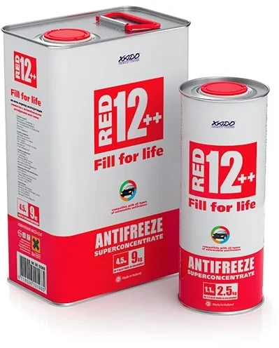 XADO Antifreeze Raudona 12++ (concentrate) (can 4 L)