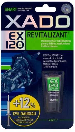 XADO Revitalizantas EX120 mechaninėms pavarų dėžėms ir reduktoriams, 9ml