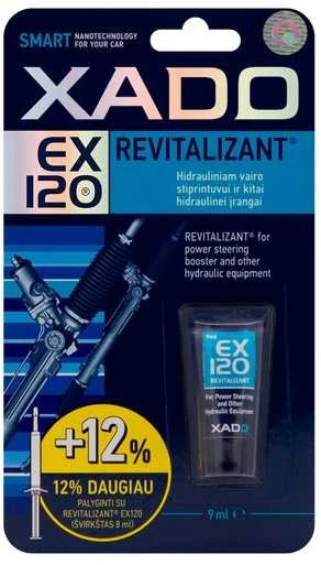 XADO Revitalizantas EX120 vairo stiprintuvams ir kitai hidraulinei technikai, 9ml