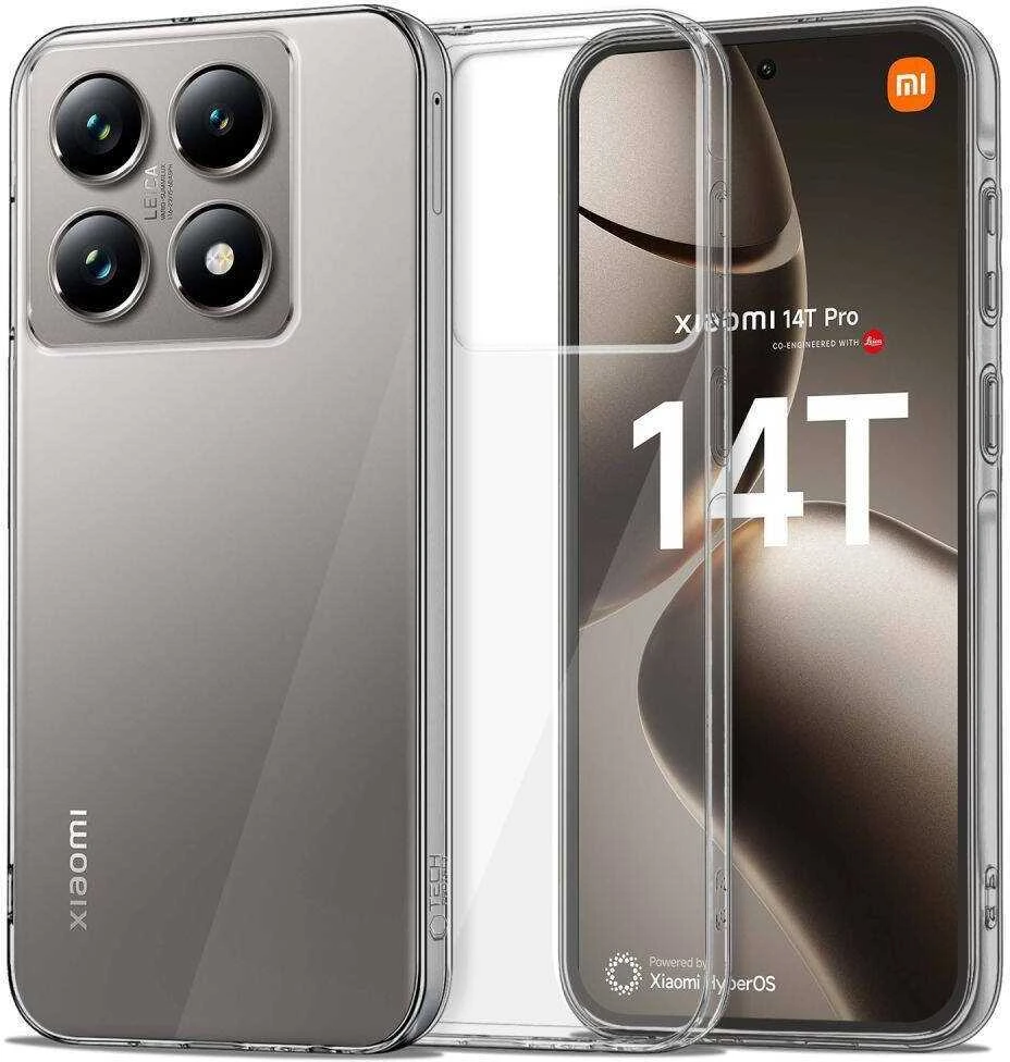 Dėklas Tech-Protect Flexair Hybrid Xiaomi 14T Pro skaidrus