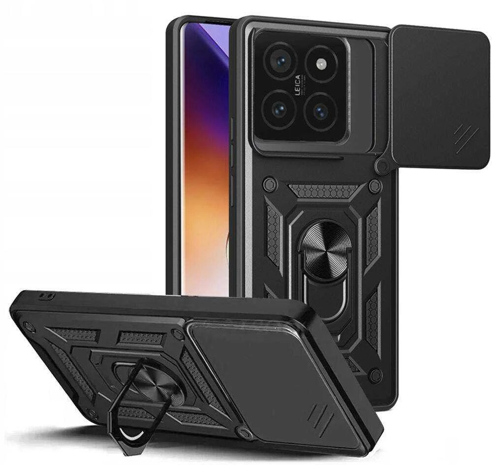 Xiaomi 14T Tech-Protect Camshield Pro dėklas telefonui juodos spalvos