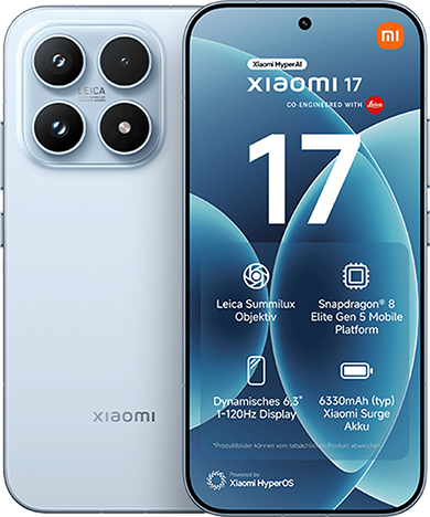 Xiaomi 17 5G Dual Sim 12GB RAM 256GB – Mėlyna