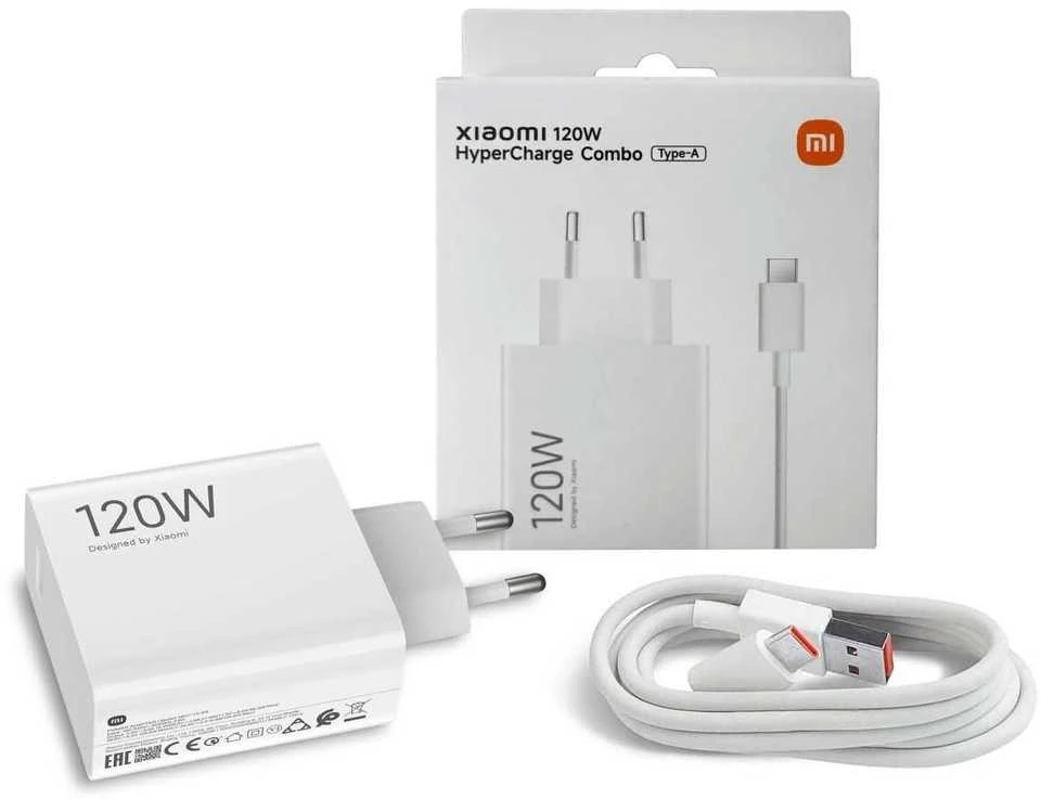 „Xiaomi“ | 120 W „HyperCharge Combo“ (A tipo) ES