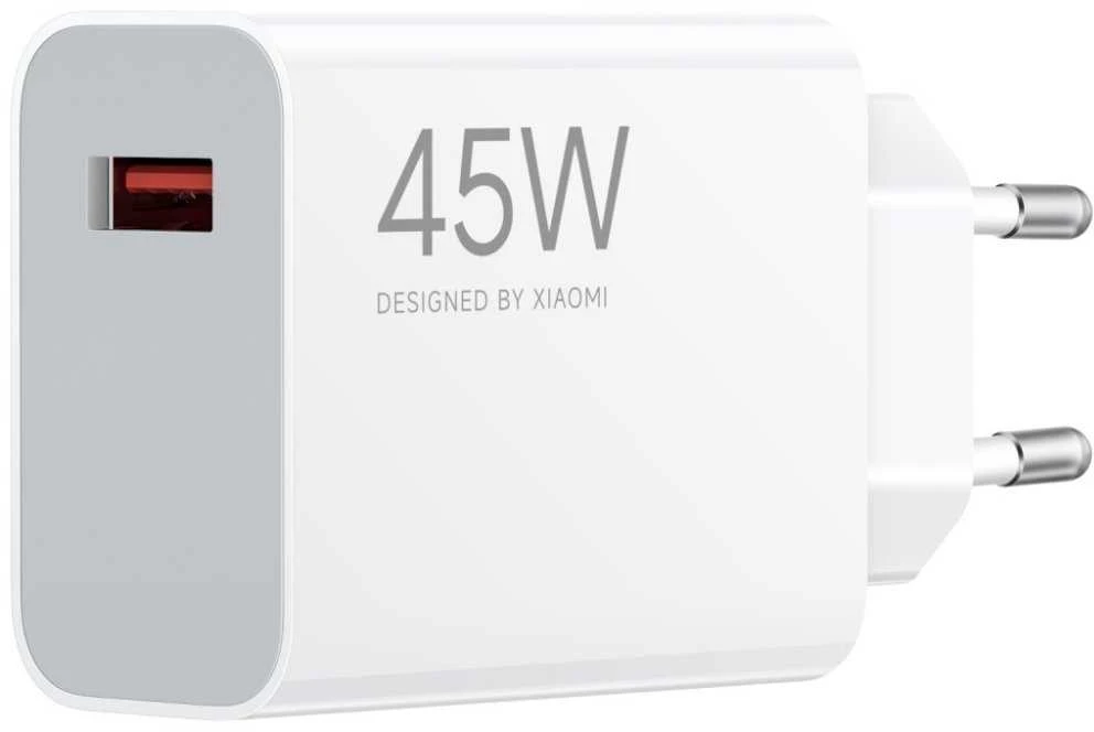 Xiaomi MDY-17-EF USB-A 45W Kelioninis įkroviklis (Bulk pakuotė)