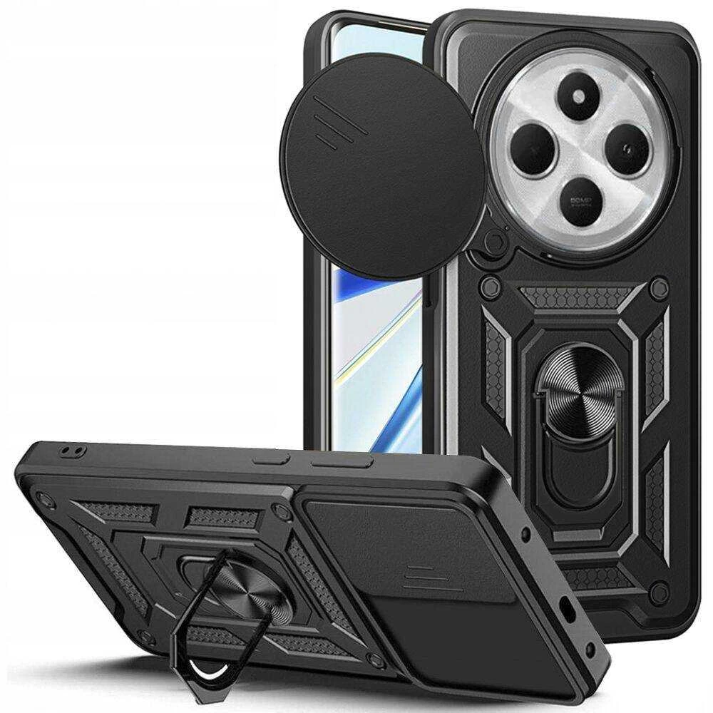Xiaomi Redmi 14C Tech-Protect Camshield Pro dėklas telefonui juodos spalvos