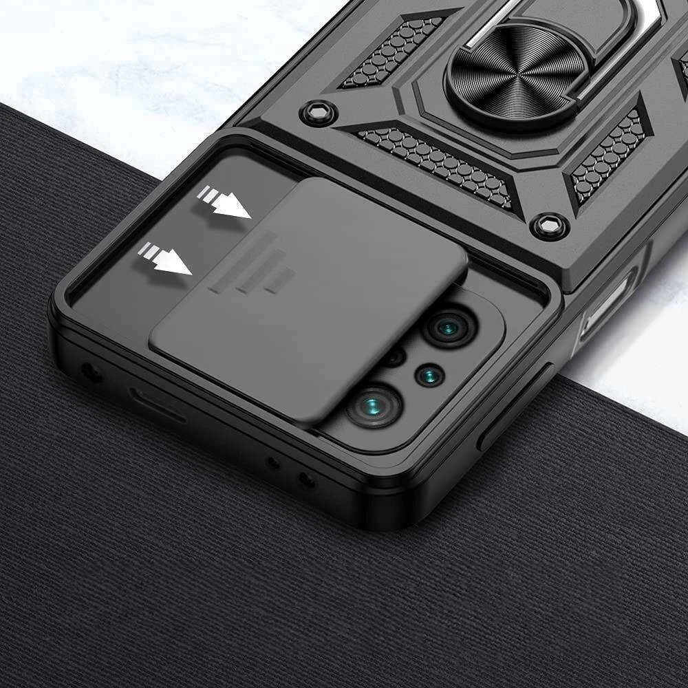 TFO Defender Slide dėklas, skirtas Xiaomi Redmi Note 10 Pro / 10 Pro Max, juodas