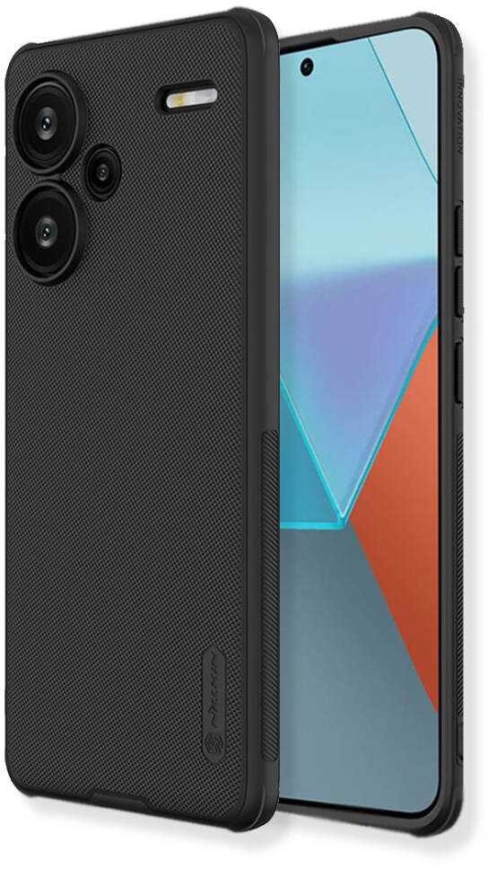 Xiaomi Redmi Note 13 Pro+ 5G Nillkin Super Shield Pro telefono dėklas juodos spalvos
