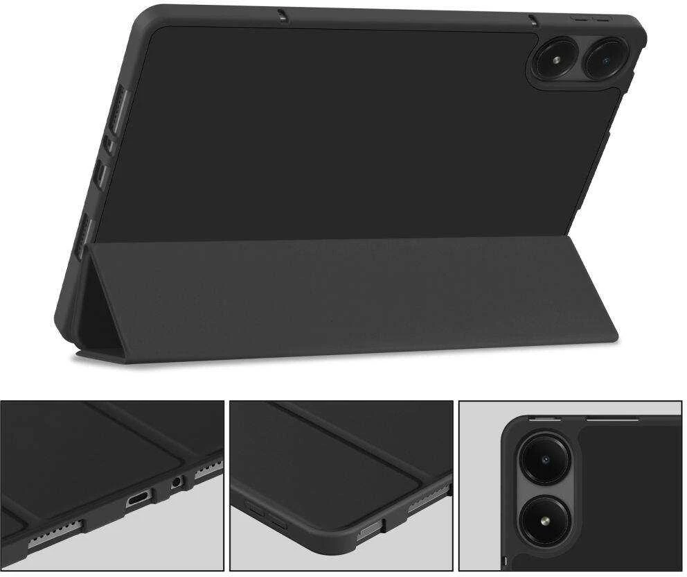 Xiaomi Redmi Pad Pro 12.1 Tech-Protect SC Pen planšetinio kompiuterio dėklas juodos spalvos