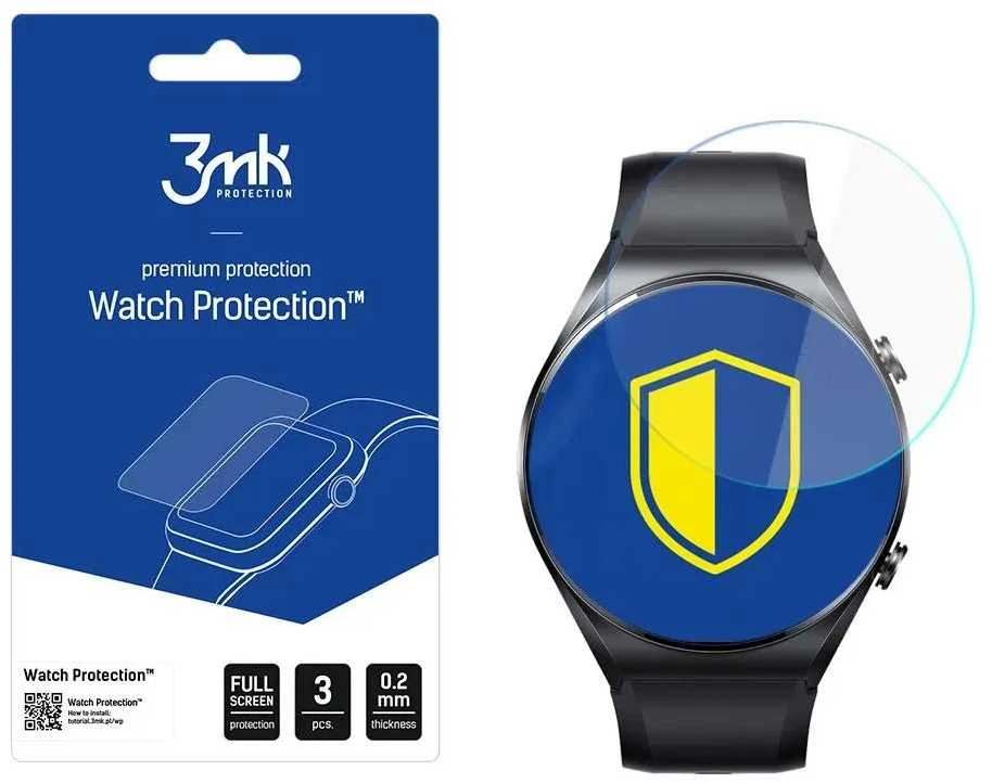 Aapsauginis ekrano stiklas 3MK išmaniojo laikrodžio Xiaomi Watch S1