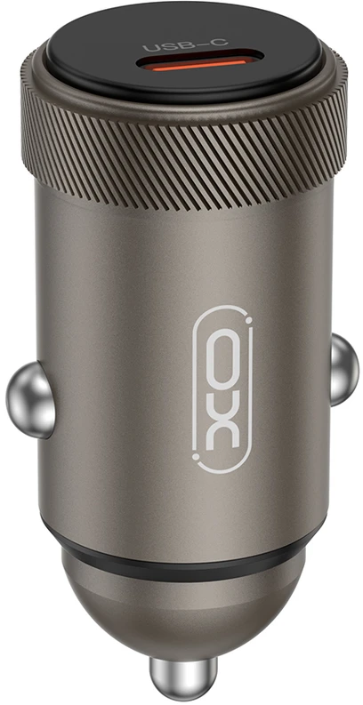 XO automobilinis įkroviklis CC70 PD 30W 1x USB-C juodas