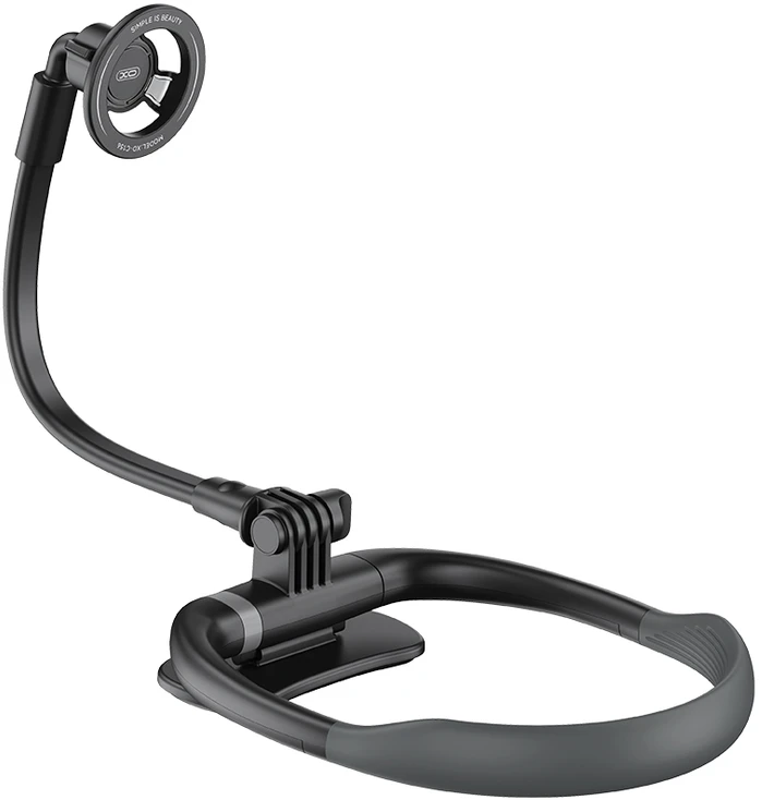 XO universalus magnetinis laikiklis kaklui C156, juodas, skirtas MagSafe