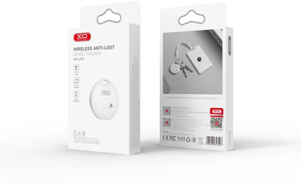 XO Bluetooth apsaugos nuo pametimo ieškiklis LP01 baltas