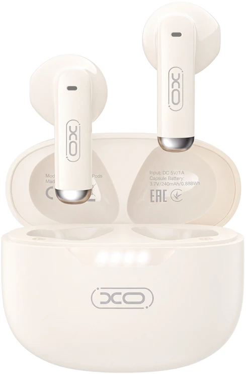 XO Bluetooth ausinės G50 TWS smėlio spalvos