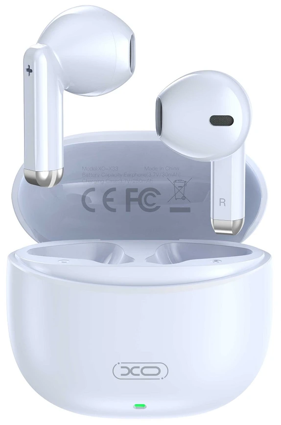 XO Bluetooth ausinės X33 TWS mėlynos