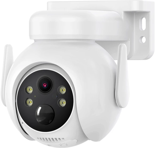 IP kamera XO (CR10) saulės energija varoma 7,5 W (Wi-Fi) (2k) su mikrofonu