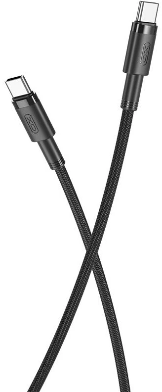 XO kabelis NB-Q199 PD USB-C – USB-C 1,5m 100W juodas
