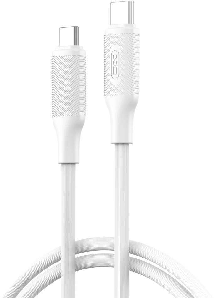XO laidas NB-Q265B PD USB-C – USB-C 1,0m 60W baltas