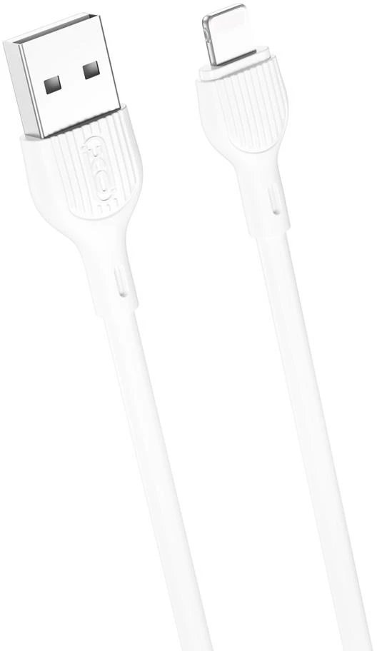 XO kabelis NB200 USB – Lightning 2,0m 2.1A baltas