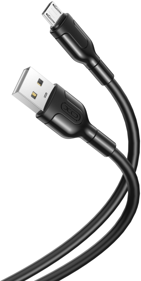 USB kabelis į Micro USB XO NB212 2.1A 1m (juodas)