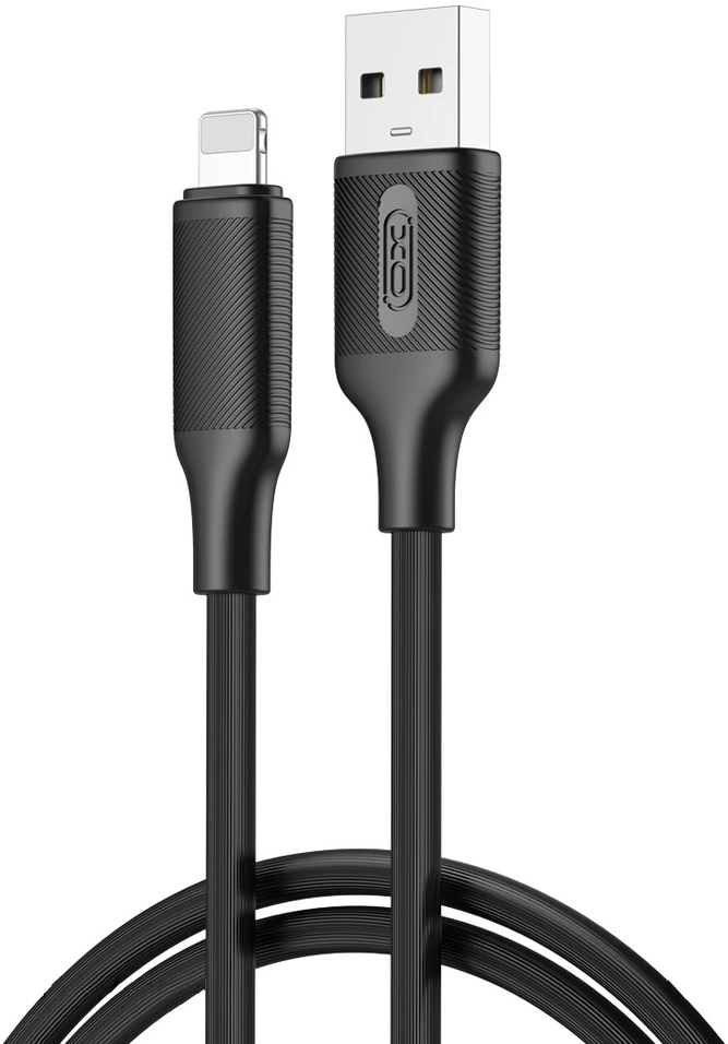 XO kabelis NB265 USB – Lightning 1,0m 2,4A juodas