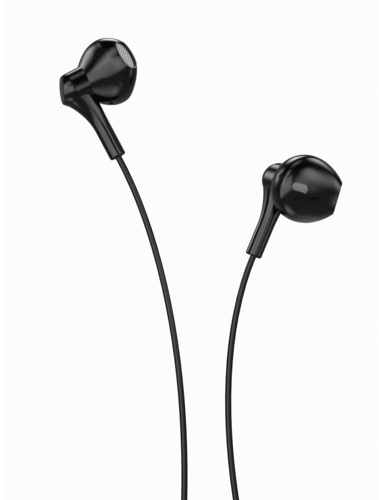 XO laidinės ausinės EP39 jack 3,5mm juodos