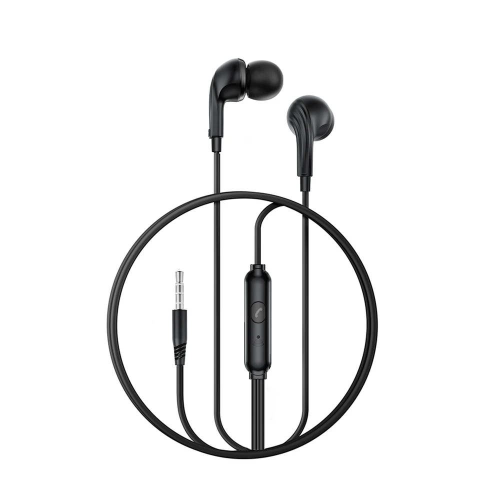 XO laidinės ausinės EP86 jack 3,5mm juodos