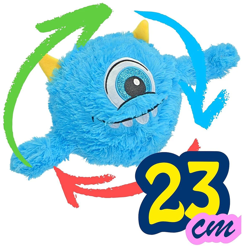 XQMAX mėlynas rankenomis kamuolys 23 cm