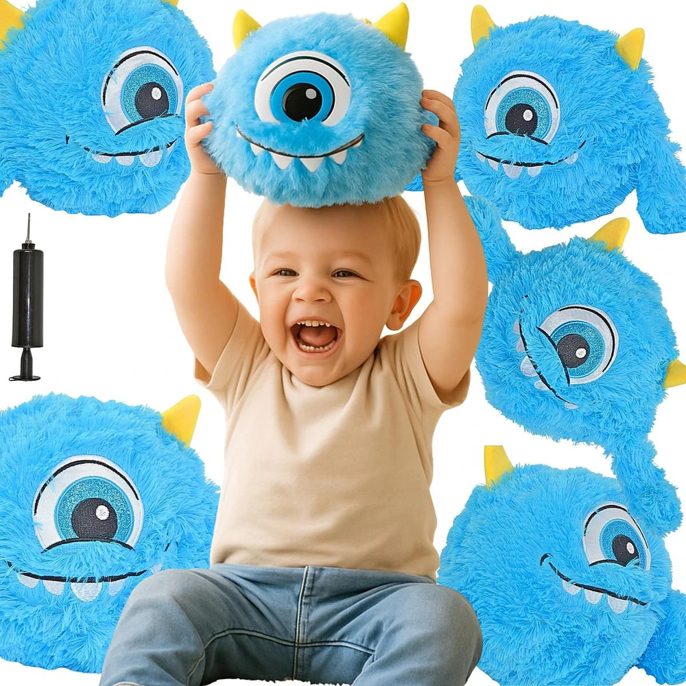 XQMAX mėlynas rankenomis kamuolys 23 cm