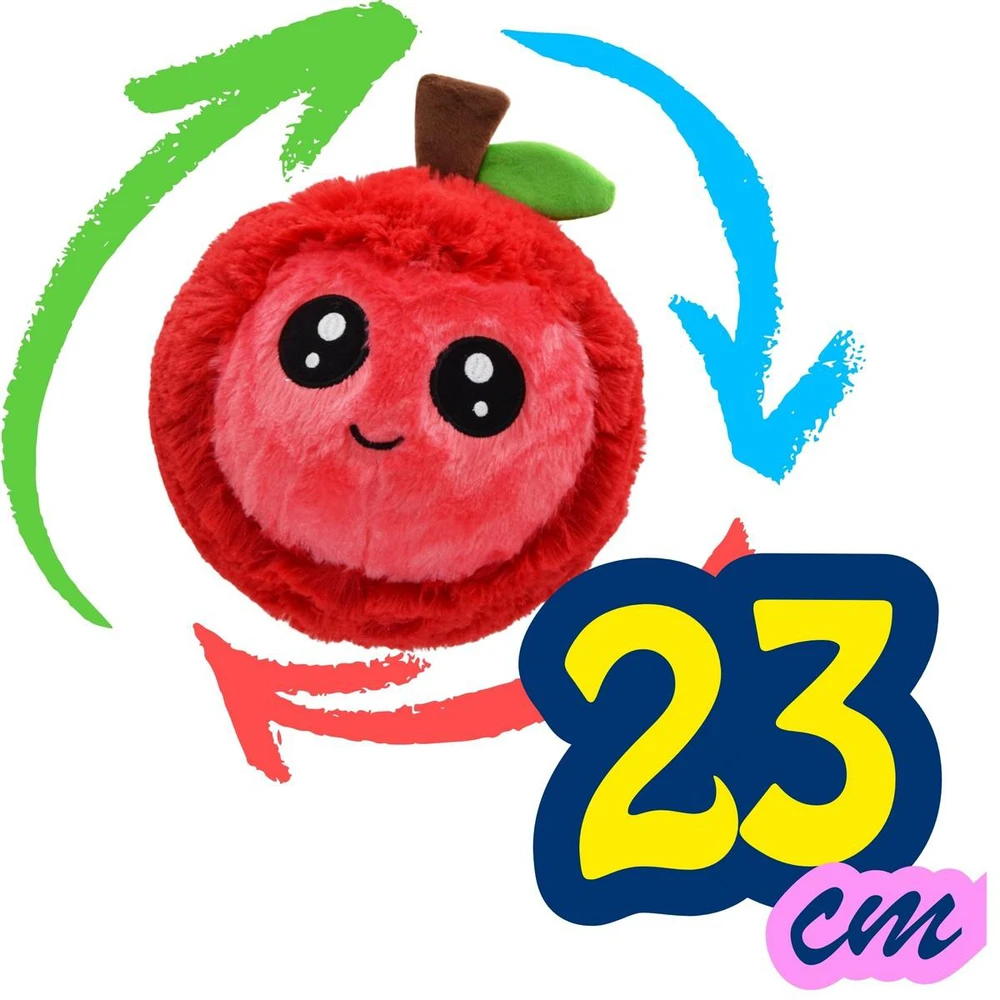 XQMAX minkštas raudonas vaisių kamuolys emoji 23cm