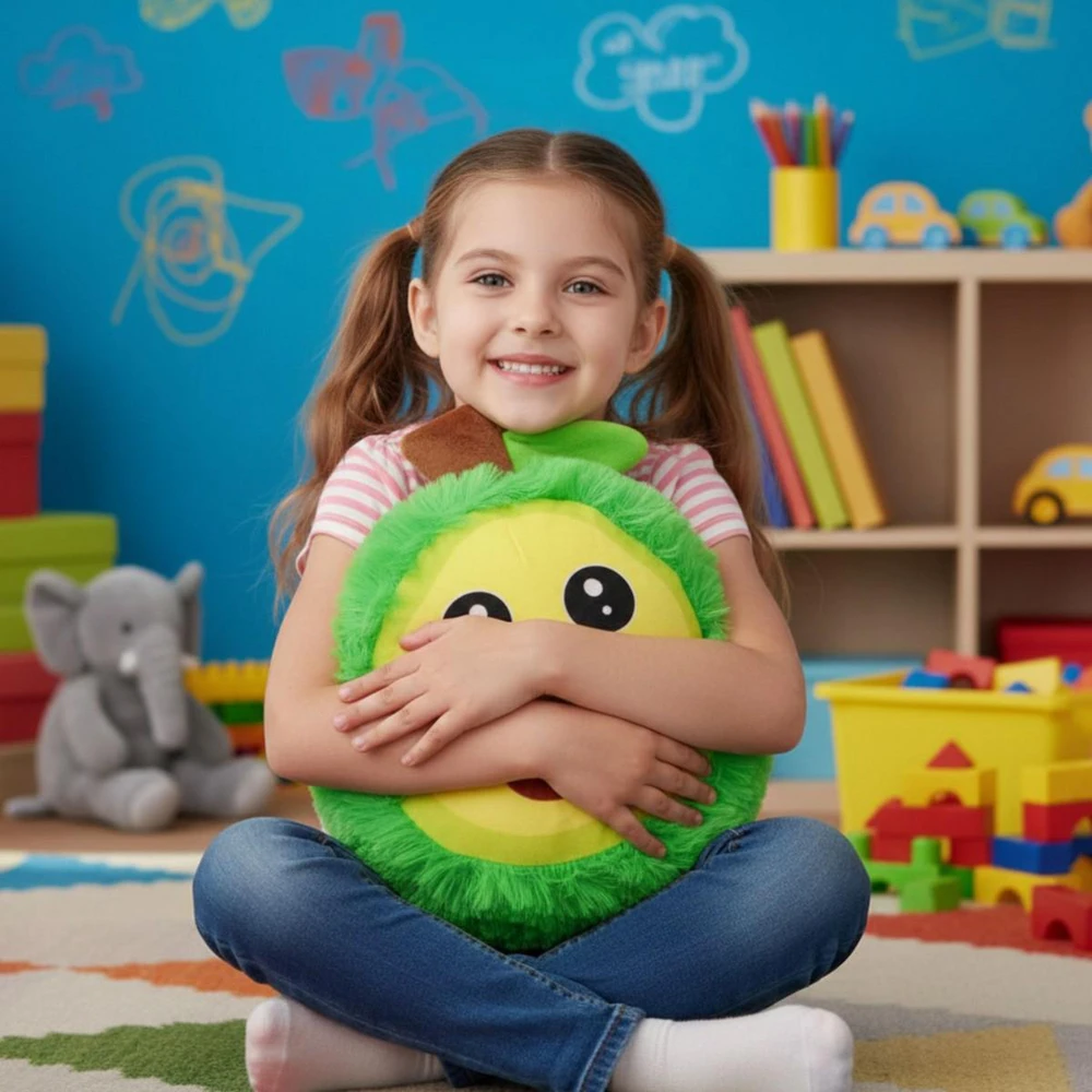 XQMAX emoji žalias kamuolys 23 cm vaisius